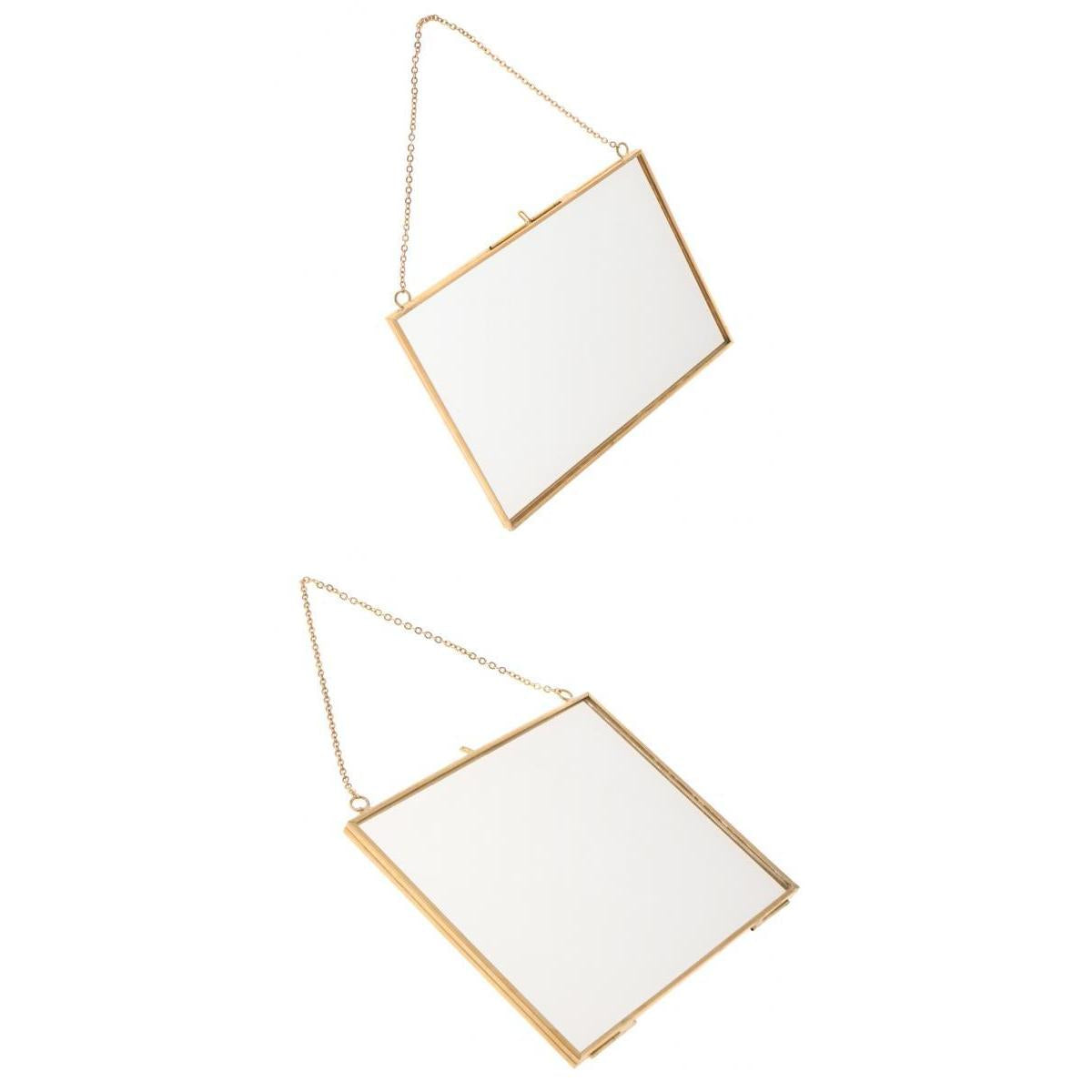2xDouble Side Hanging Photo Picture Frame Plant Specimen Frame 2 Size