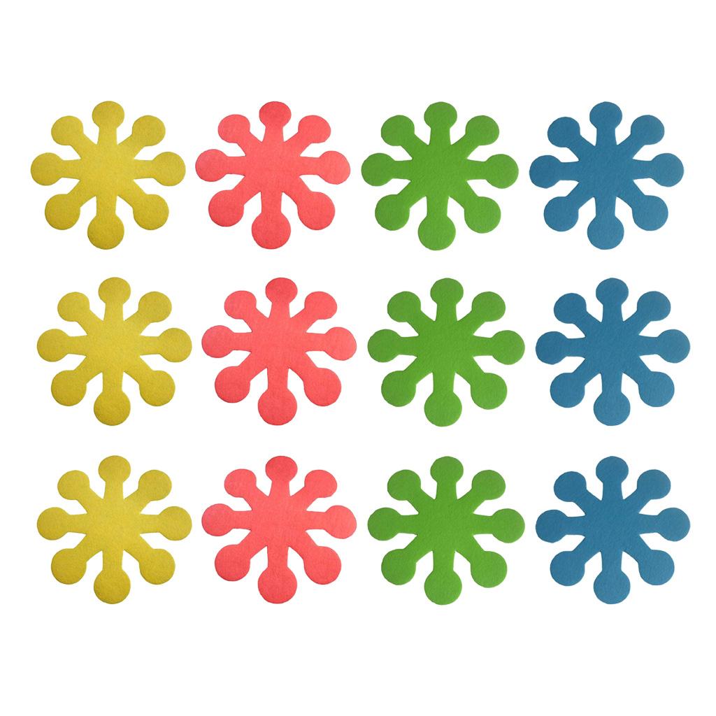 3Sets 12pcs Easter Decoration , Pot Mat Bowl Placement Heat Insulation Pads