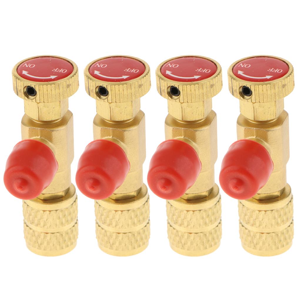 4PCS Freezing Medium and Liquid Loading Safety Valve Pressure Relief Valve