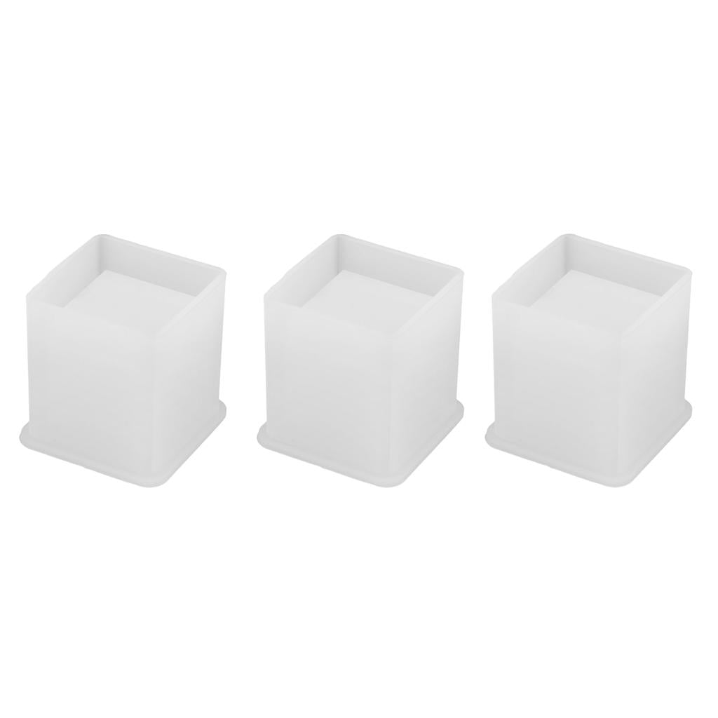 3Pcs Silicone Molds Brush Pot DIY Resin Casting Jewelry Making Mould Tools