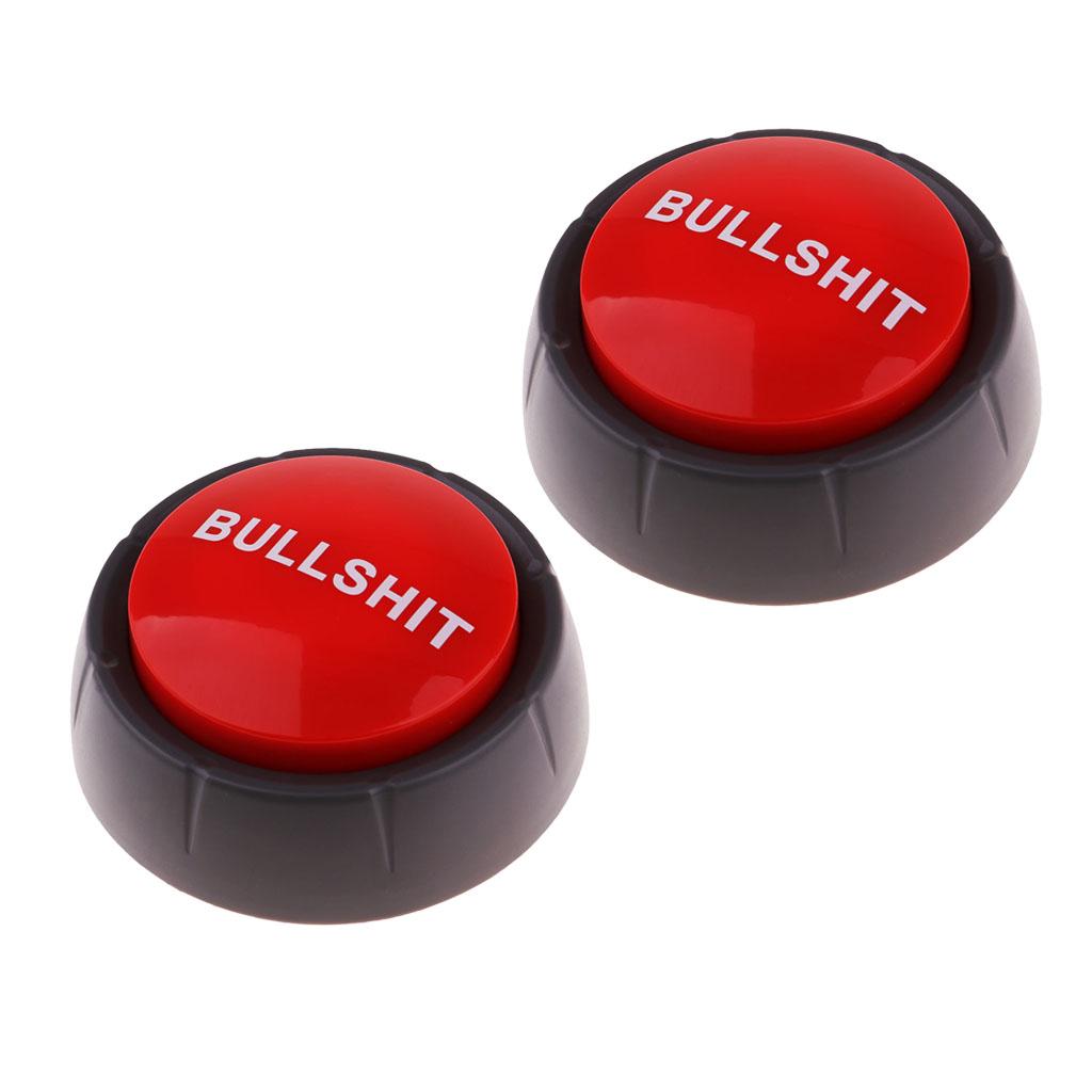 2pcs Bullshit Sound Music Toy Press Button Record Sound Box for Children Toy