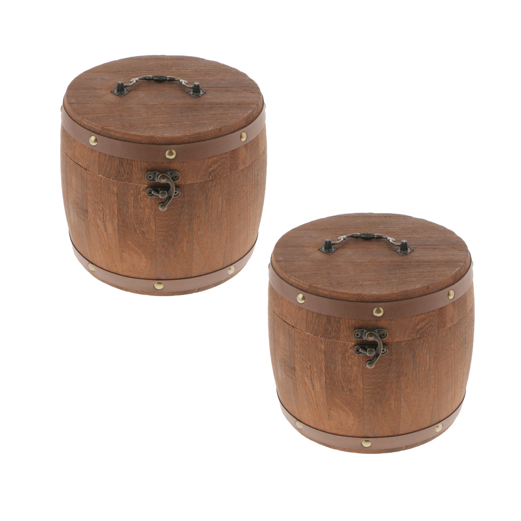 2xAirtight Seal Tea Canister Coffee Sugar Flour Storage Jar Food Container S