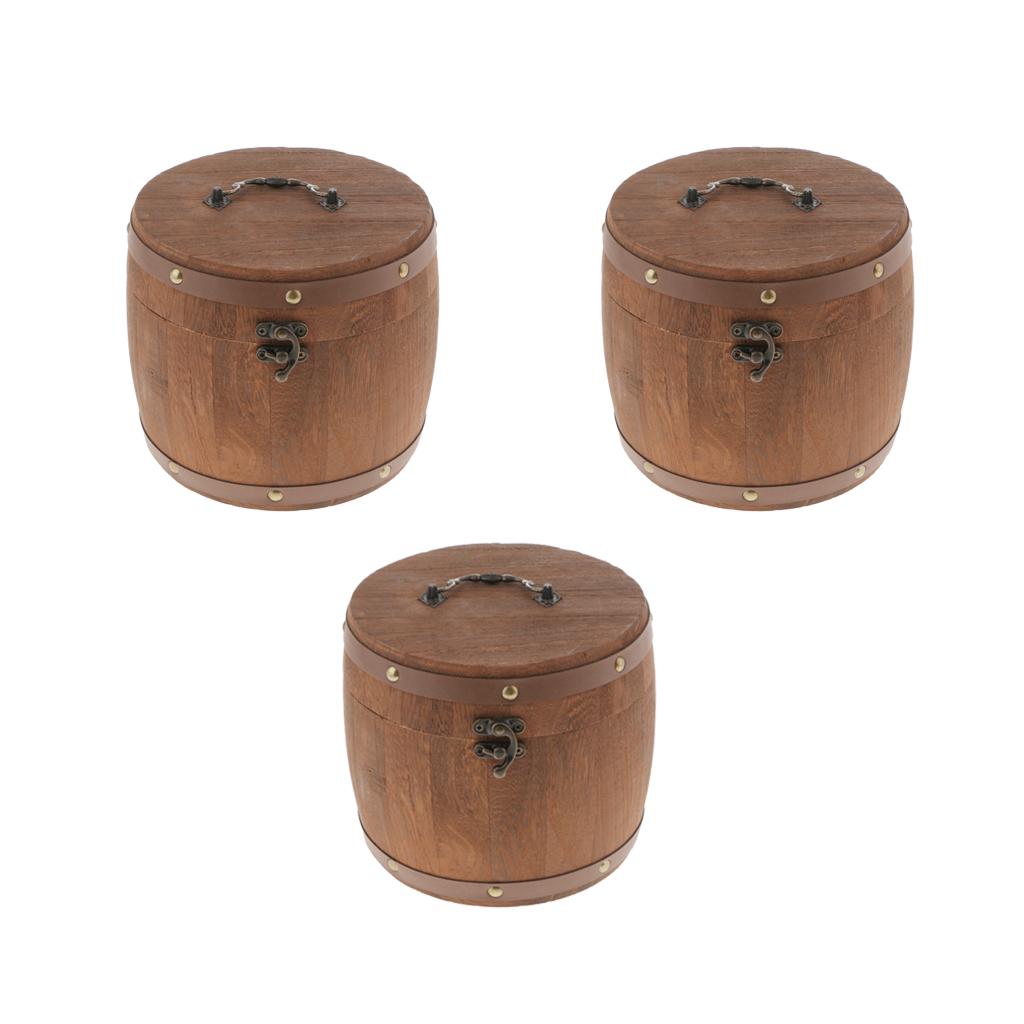 3xAirtight Seal Tea Canister Coffee Sugar Flour Storage Jar Food Container S