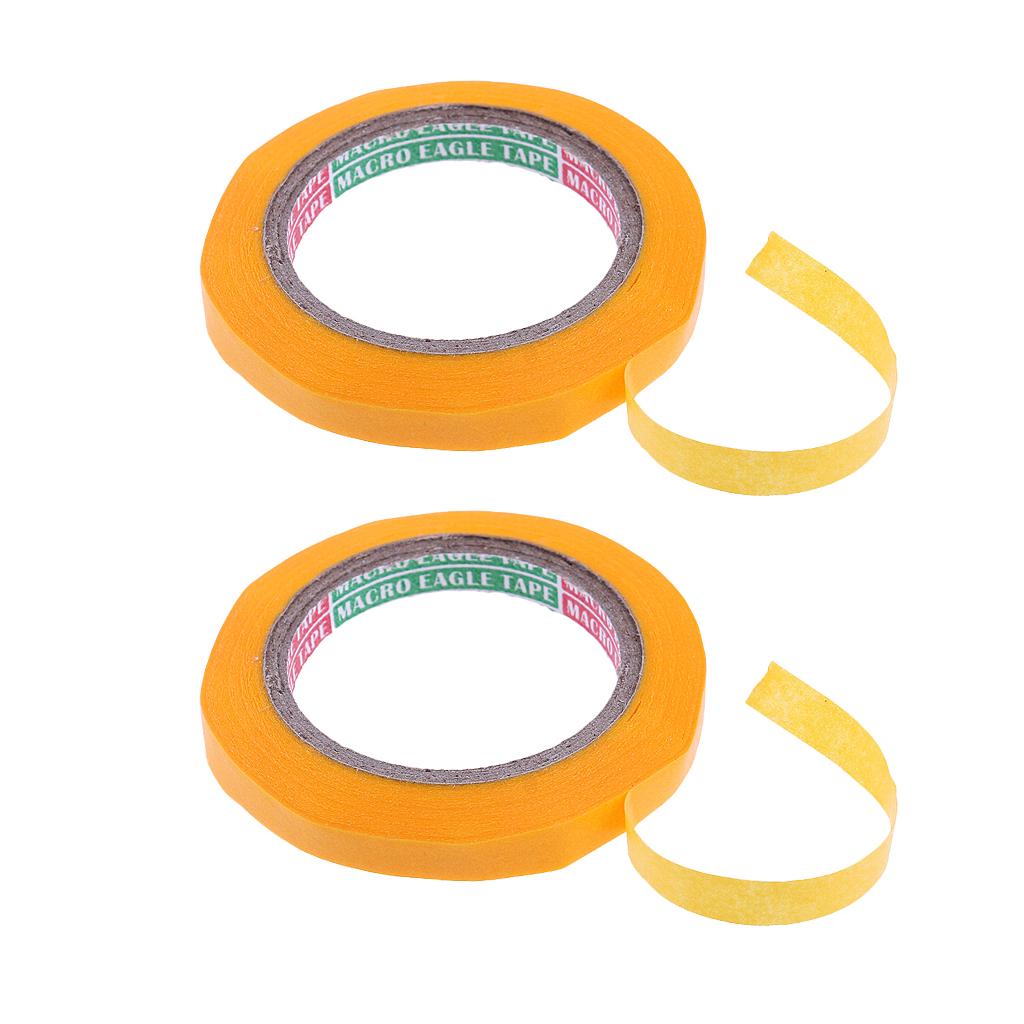 2xPrecision Model Masking Tape Airbrushing Paint Fine Line DIY Thin Mask 6mm