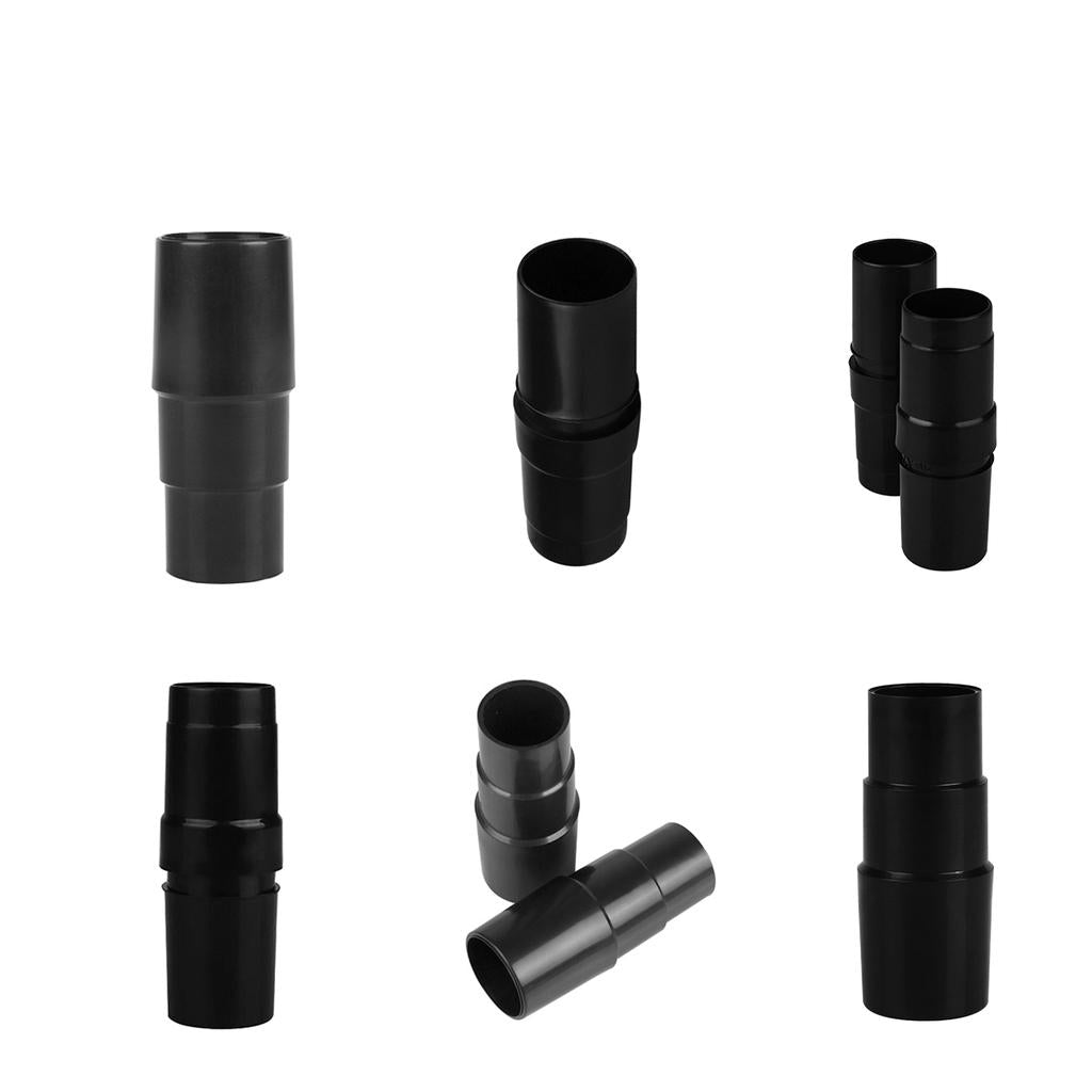 8 x Vacuum Cleaner Brush Nozzle Hose Connector Adapter 32mm Inner Black