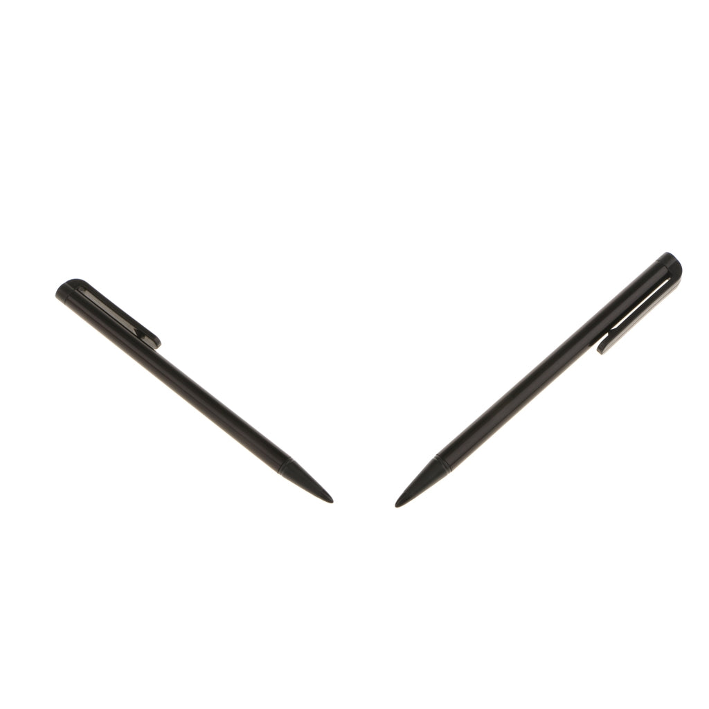 2xUniversal Resistance Pens for New Nintendo 3DS Touch Stylus Pens black