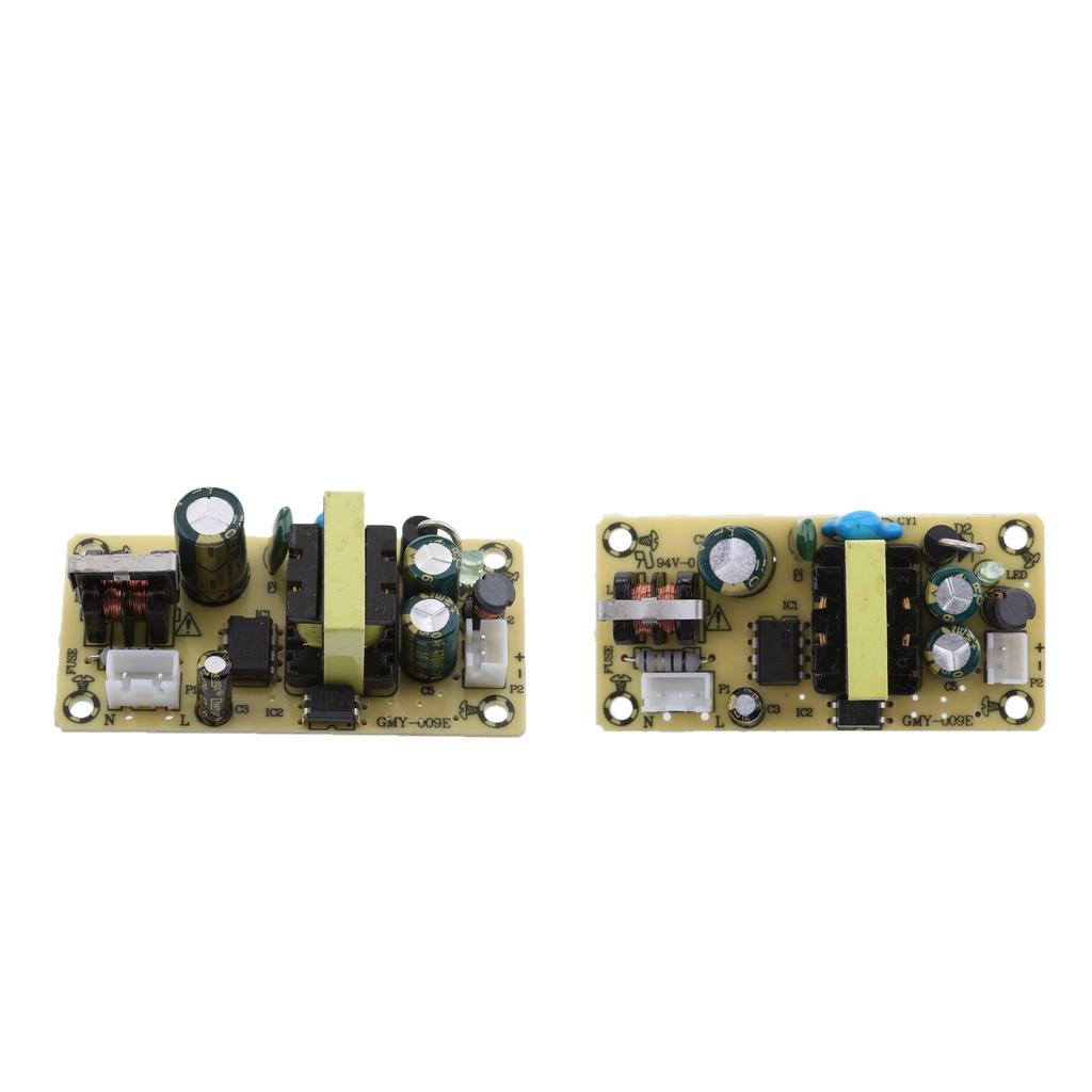 2pcs AC-DC 100-240V to 5V 2A 10W Isolated Switching Mode Power Board Adapter