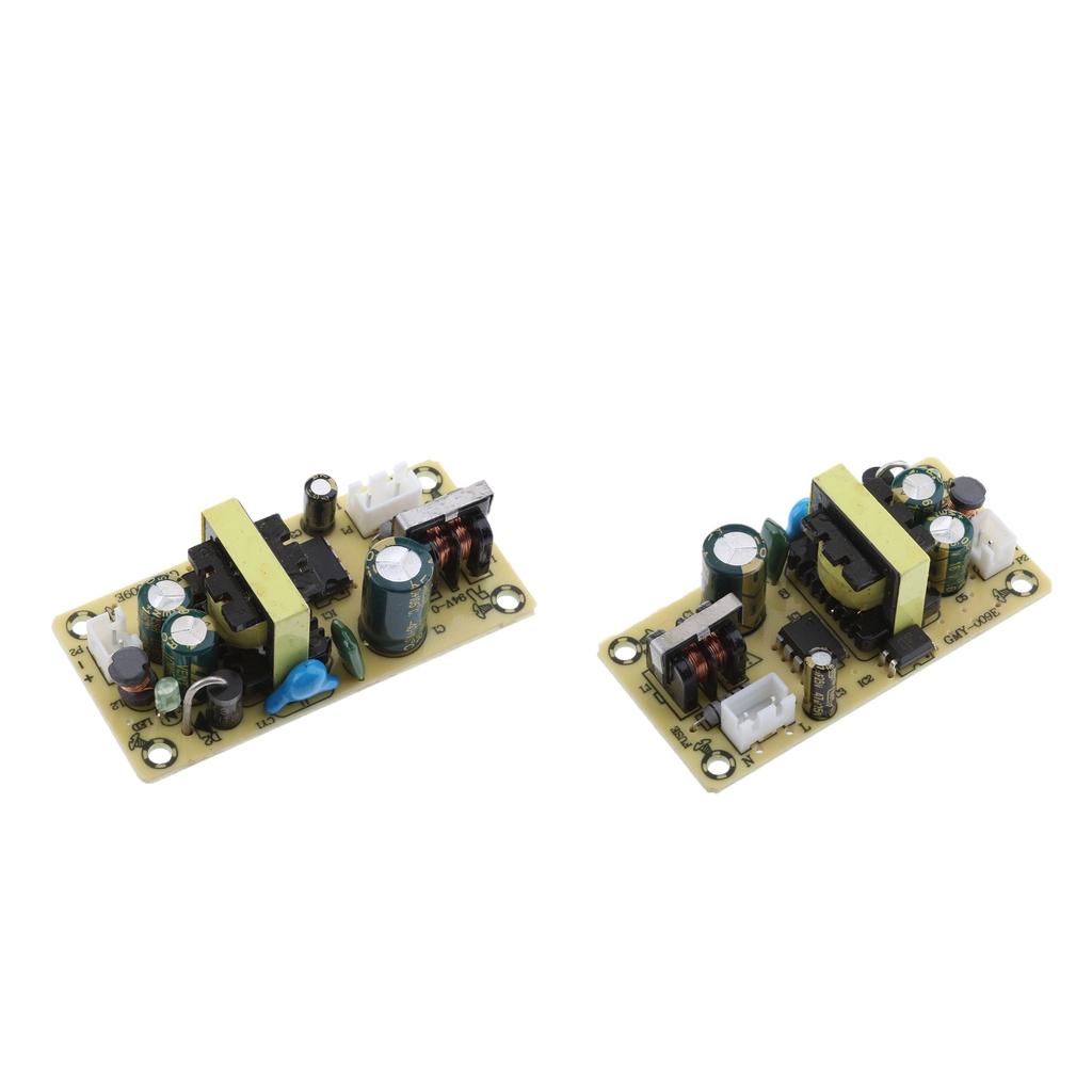 2pcs AC-DC 100-240V to 5V 2A 10W Isolated Switching Mode Power Board Adapter