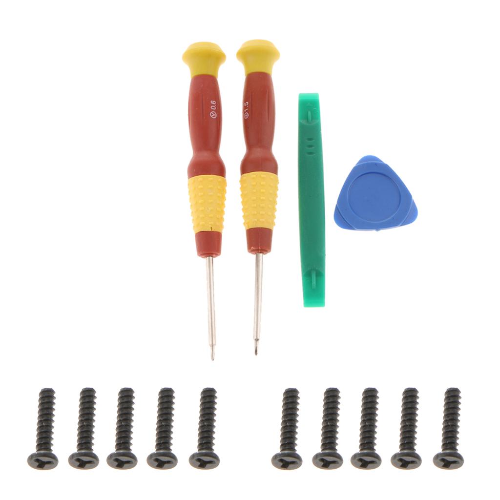 4 in 1 Screwdriver Kit Opening Tool + 10x Tri-Wing Screw for Nintendo Switch