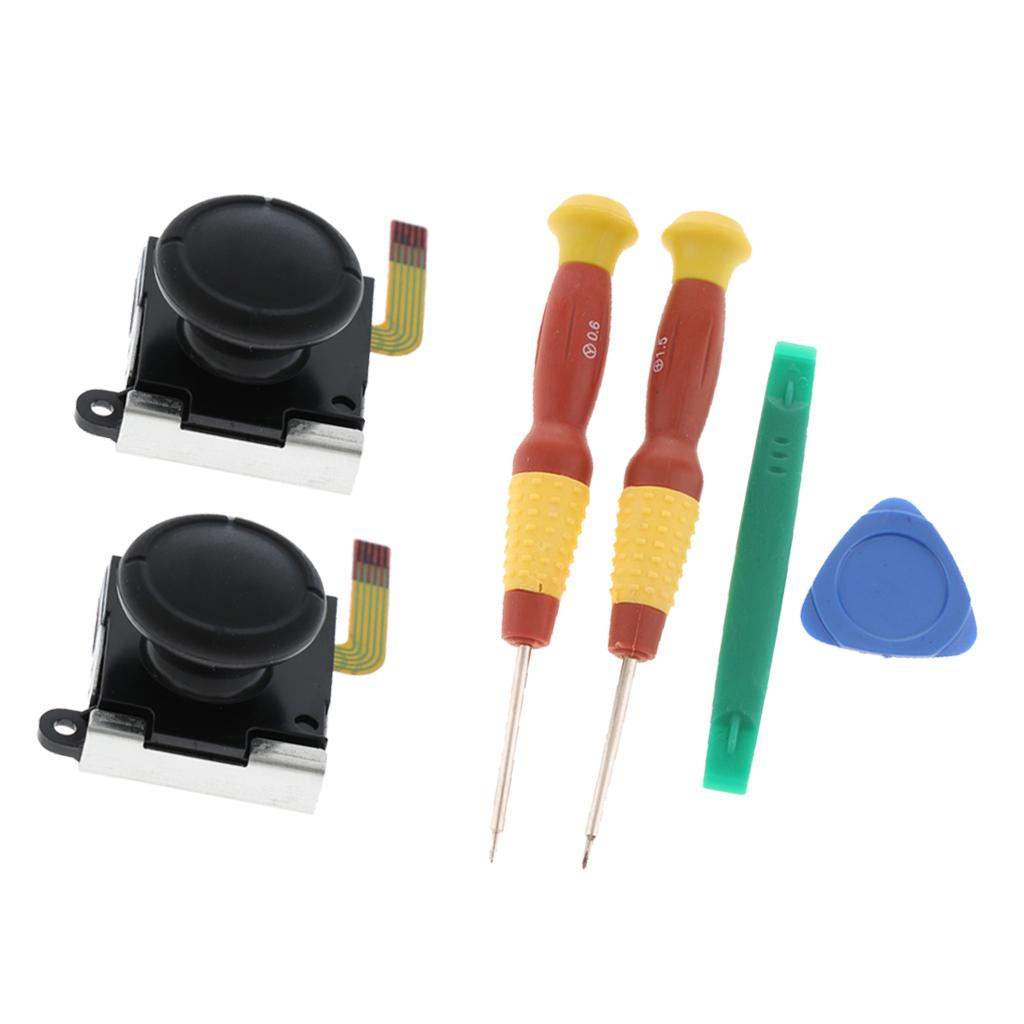 2Pack Analog Joystick Control L R Sensor for Nintendo Switch Joy-con + Tool