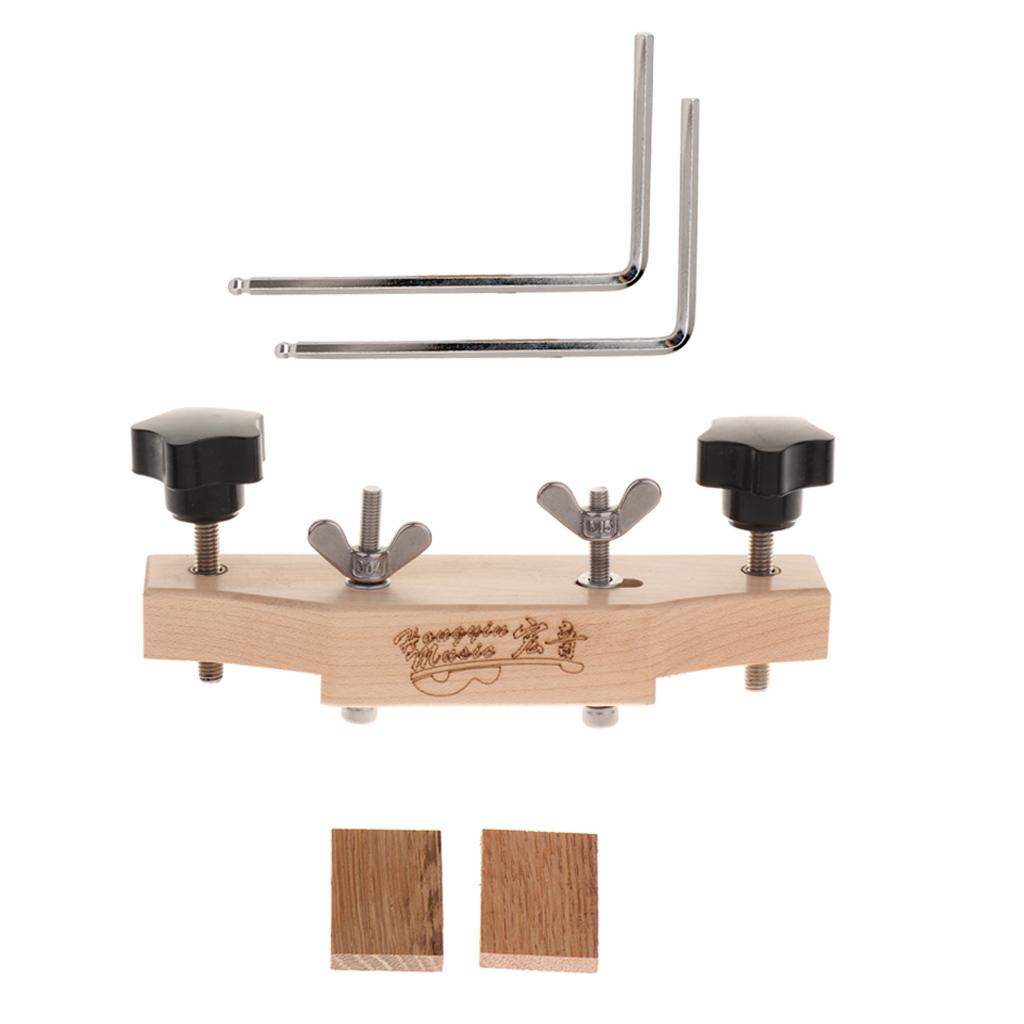1 Set Guitar Bridge Clamp with Wrenches