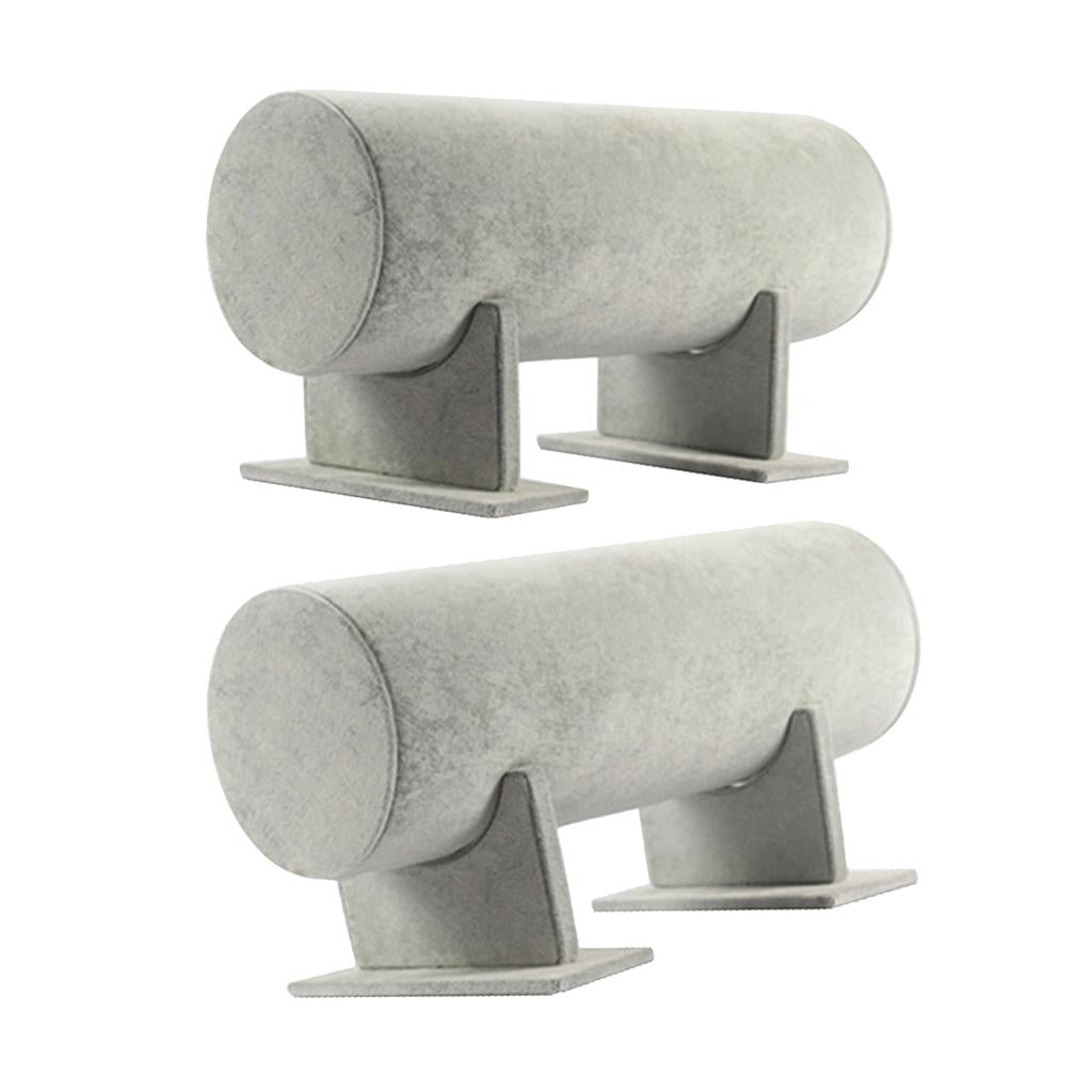 2 Pieces T-Bar Jewelry Display Holder Headband Organizer Display Rack Shelf