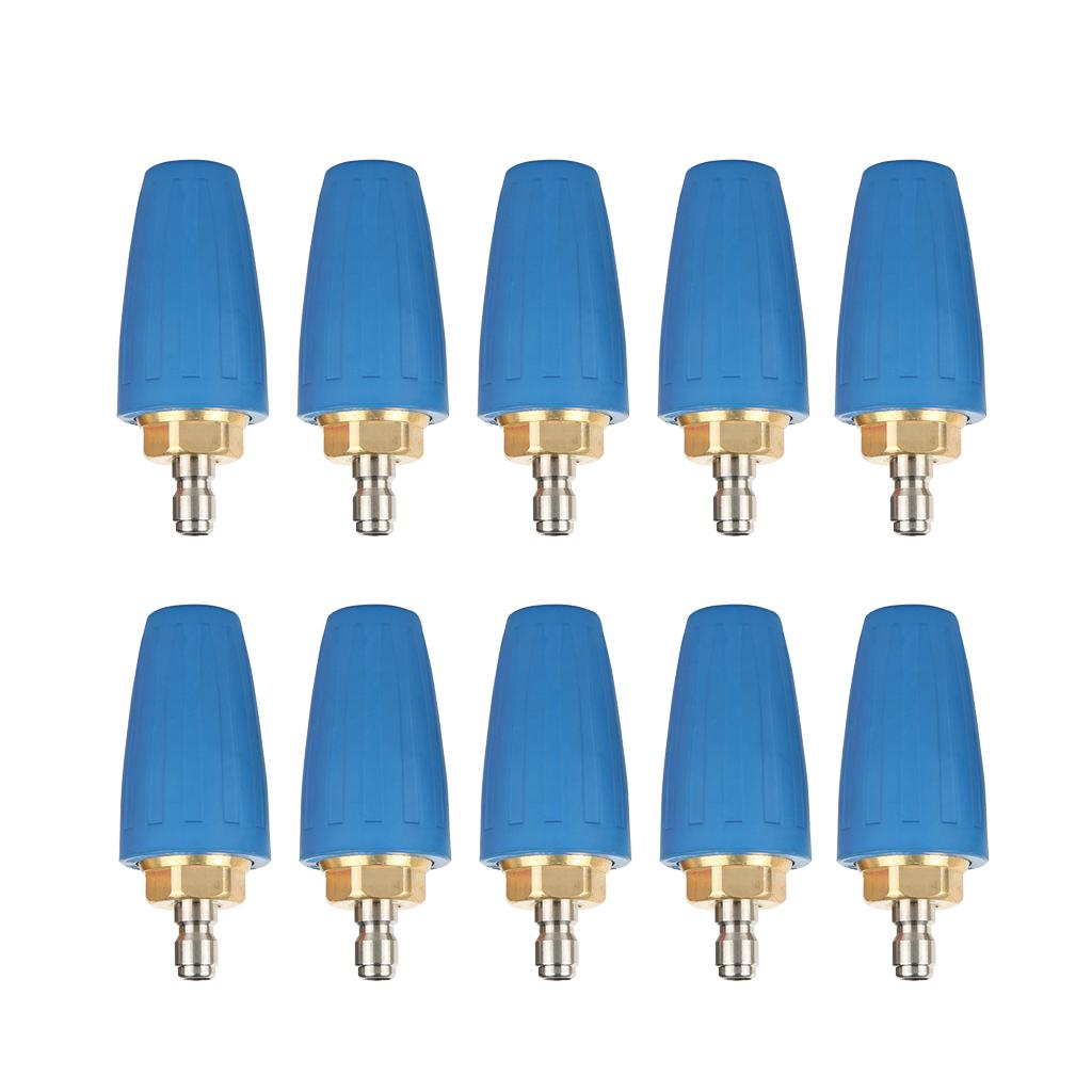 10x Pressure Washer Rotating Turbo Nozzle 1/4 Quick Connect Nozzle 4.0 GPM"