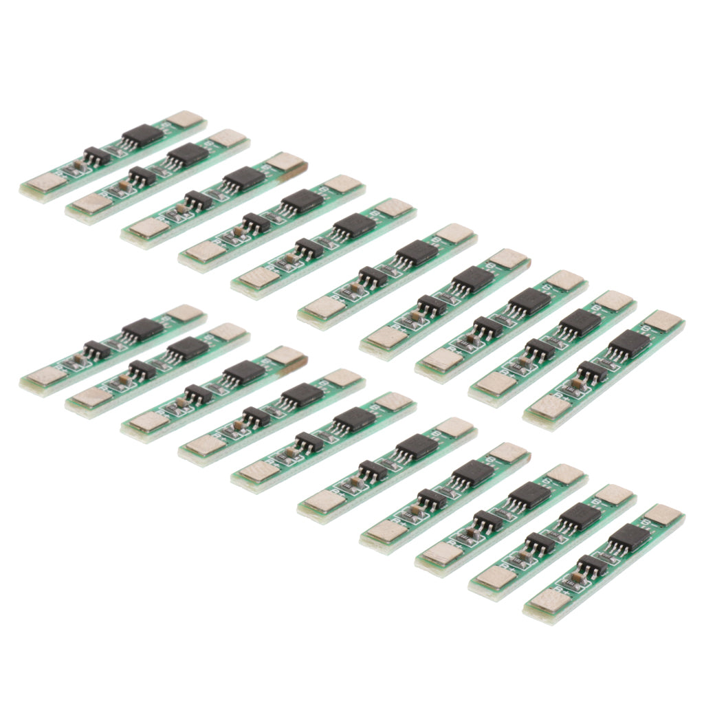 20 pcs Battery Protection Board PCB / 3.7V Lithium Battery Protection Module