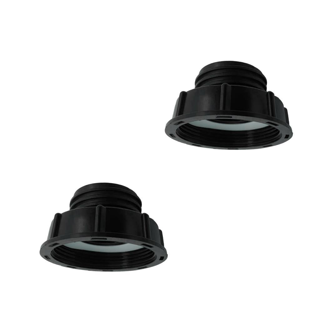 2PCS 1000L IBC Water Tank 80mm Female to 50mm Male Adaptor