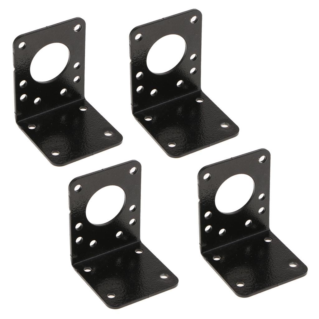 4Pcs 42 Stepper Motor Mounting Bracket Steel L Shape Mount Holder Stand