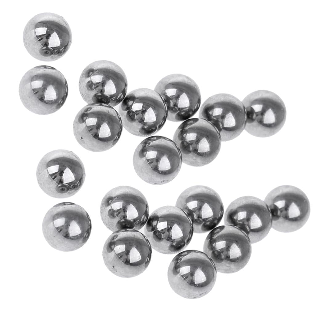 20Pcs 4.7/6.3 MM Bicycle Mountain Bike Hub Axis of Steel Ball Bearing 6.3mm