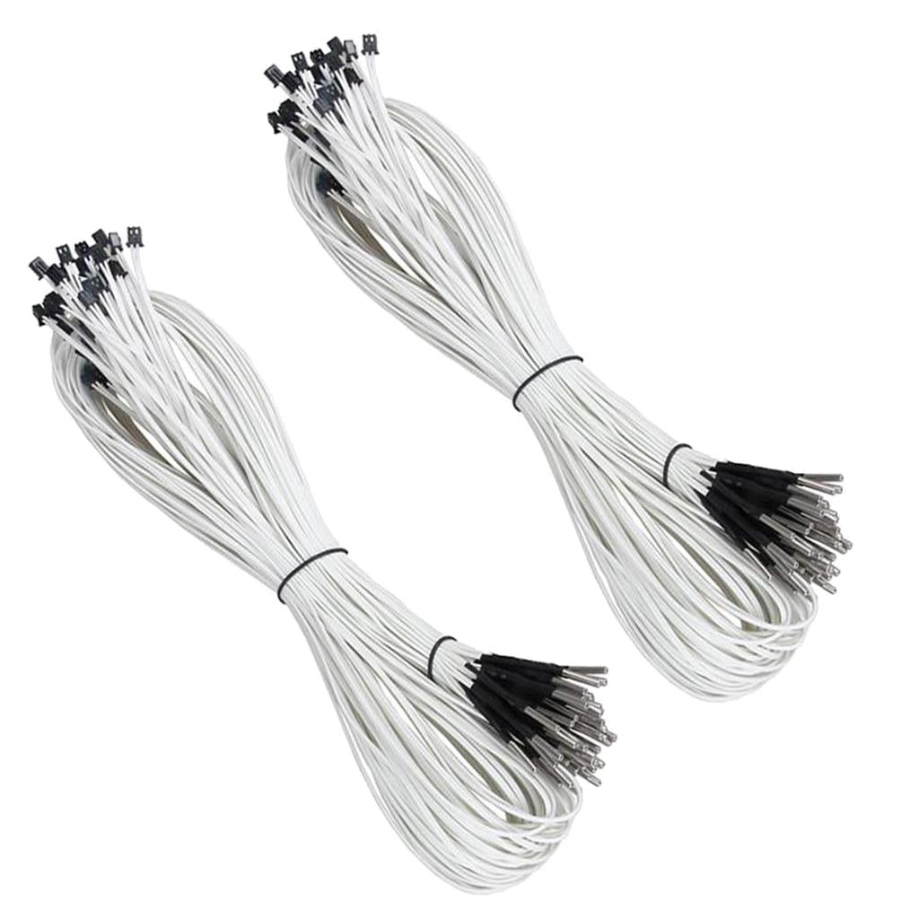 2x 3D Printer Part HT-NTC100K Thermistor Temperature Sensor High Temperature
