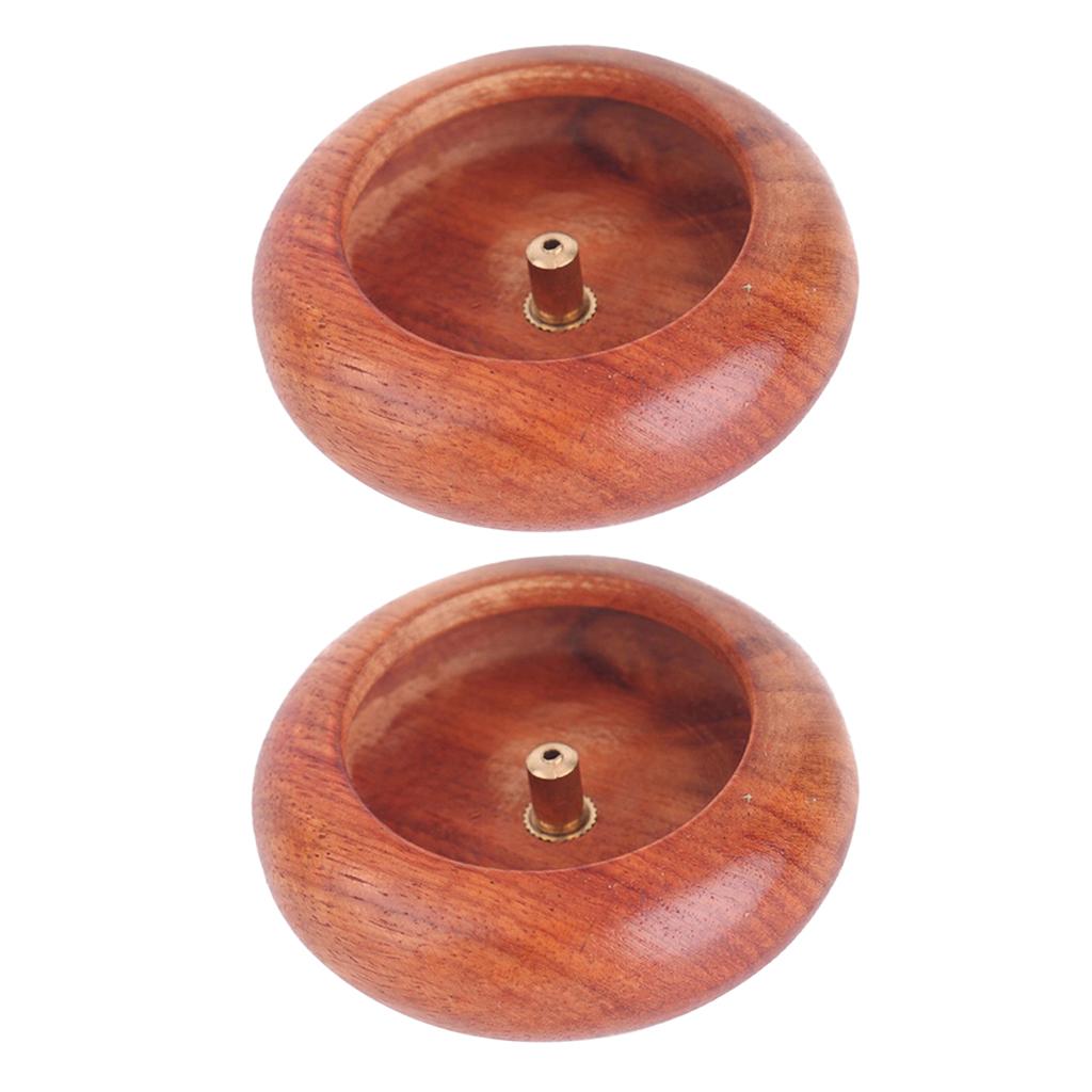 2pcs Wooden Incense Holder Stick Burner Retro Incense Censer Home Decor