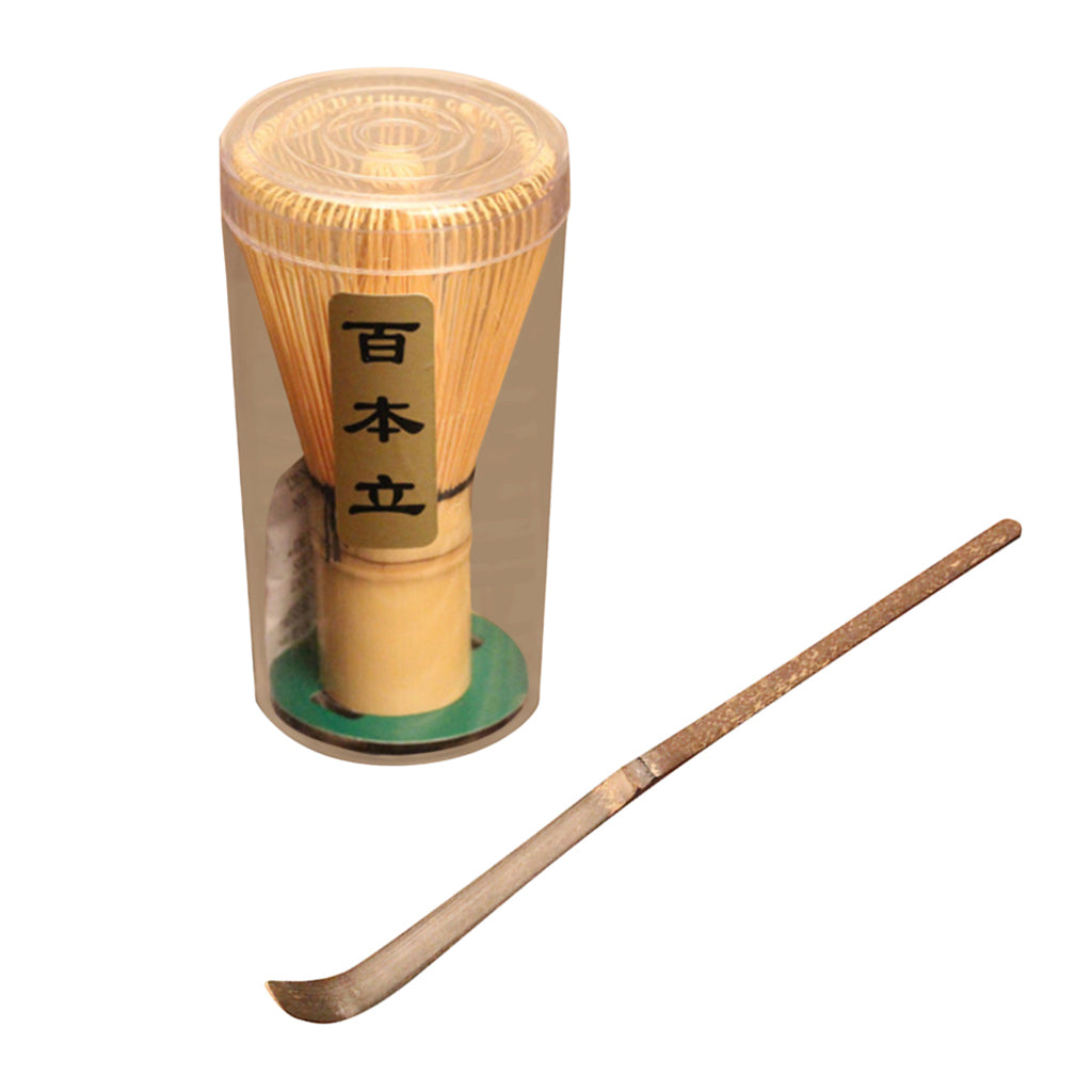 Bamboo Chasen Matcha Powder Whisk Tool with Set for Tea Ceremony