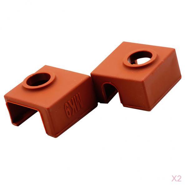 4Pcs 3D Printer Wrap Case Socks Cover Protector For MK7/8/9 Heating Block