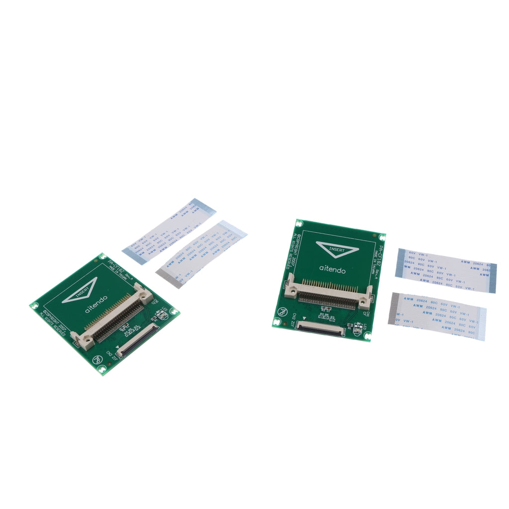 2x CF Card to 1.8 CE Adapter Compact Flash Memory Disk to ZIF Converter"