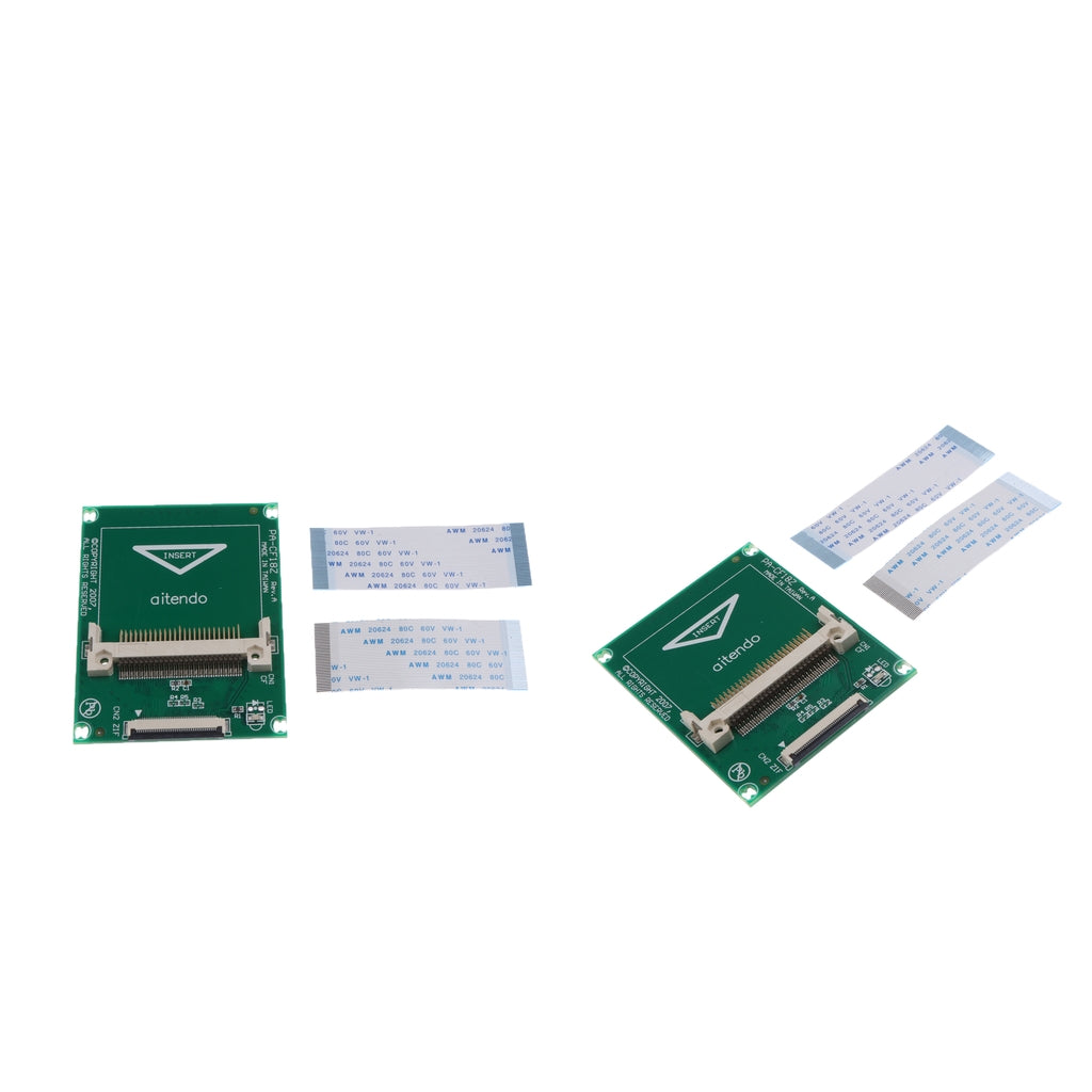 2x CF Card to 1.8 CE Adapter Compact Flash Memory Disk to ZIF Converter"