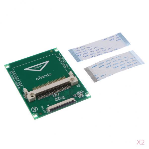 2x CF Card to 1.8 CE Adapter Compact Flash Memory Disk to ZIF Converter"