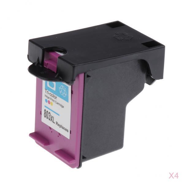 4x Ink Cartridges 803XL Replacements for 1111 2131 Colorful