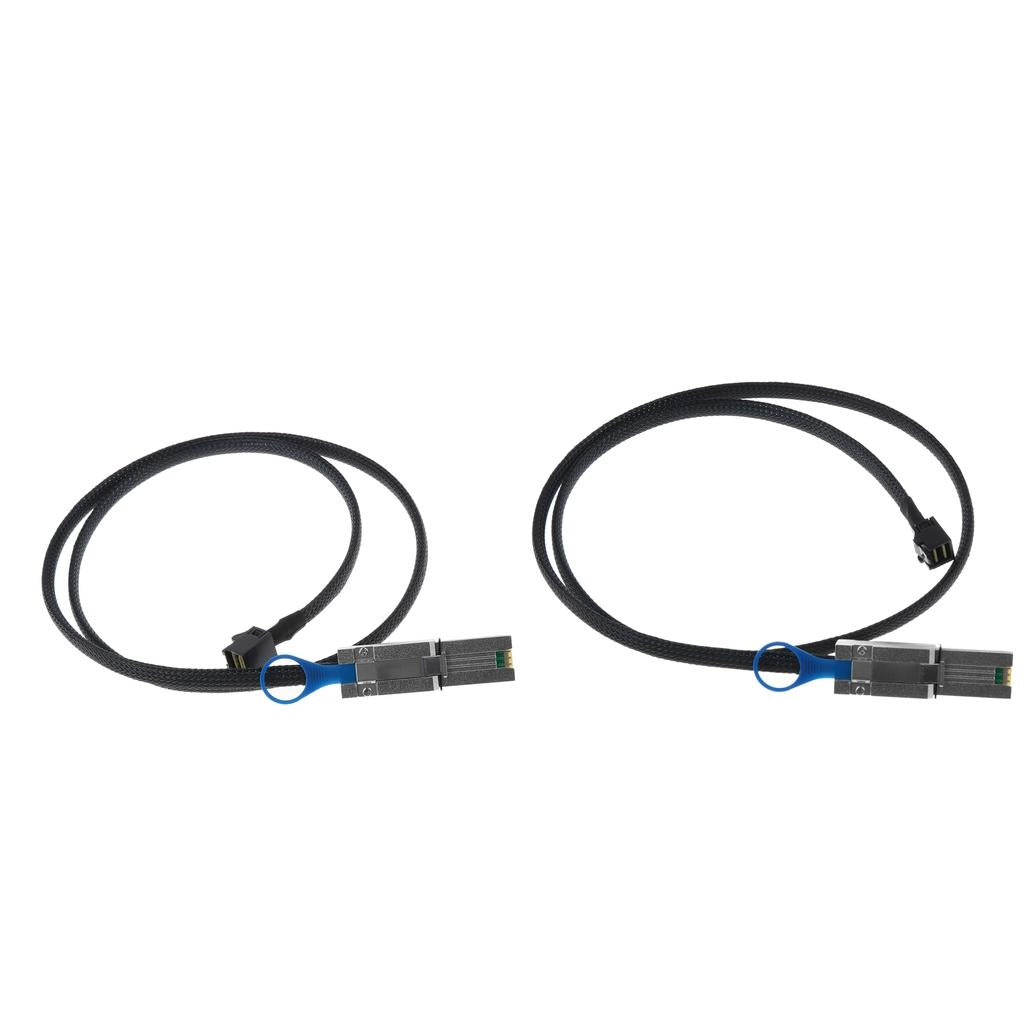 2x Mini SAS HD SFF-8643 to SFF-8088 Data Server Hard Disk Cable MINISAS26P