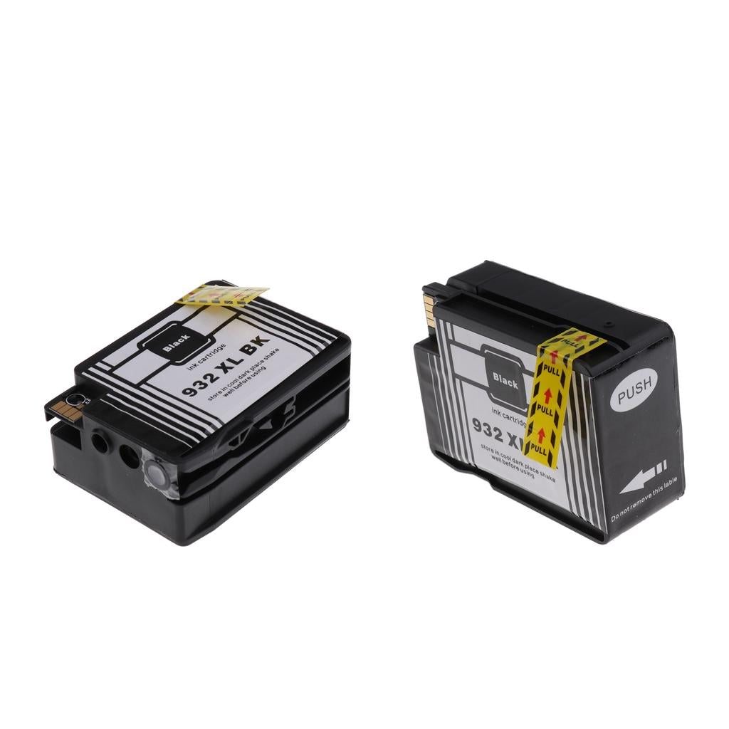 2x Ink Cartridges 932XL Replacements for 7110 6100 6600 Black