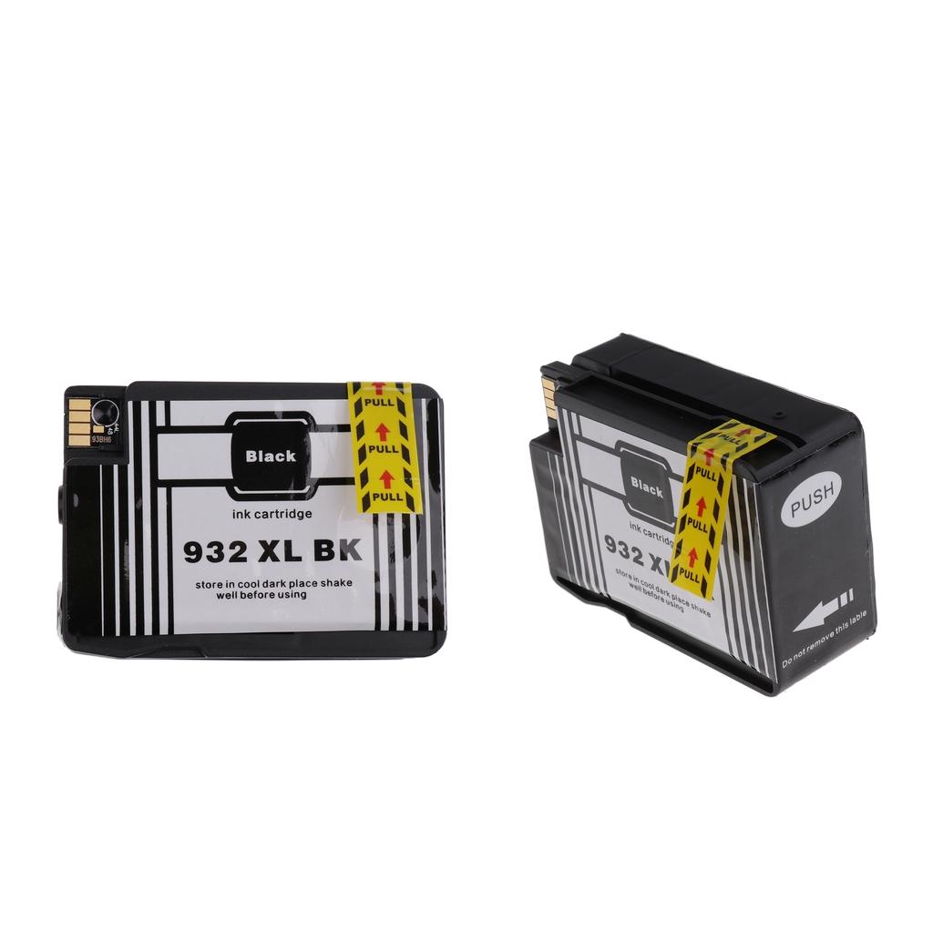 2x Ink Cartridges 932XL Replacements for 7110 6100 6600 Black