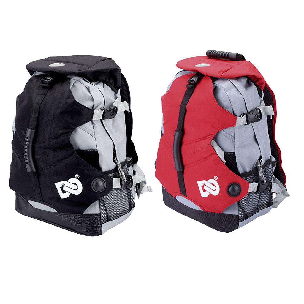 2pcs Skates Backpack Roller Inline Skating Shoes Holder Carrier Bag