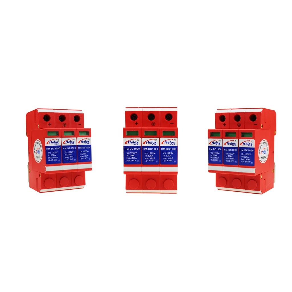 2pcs Solar Power Supply Surge Protector Device SPD Arrester