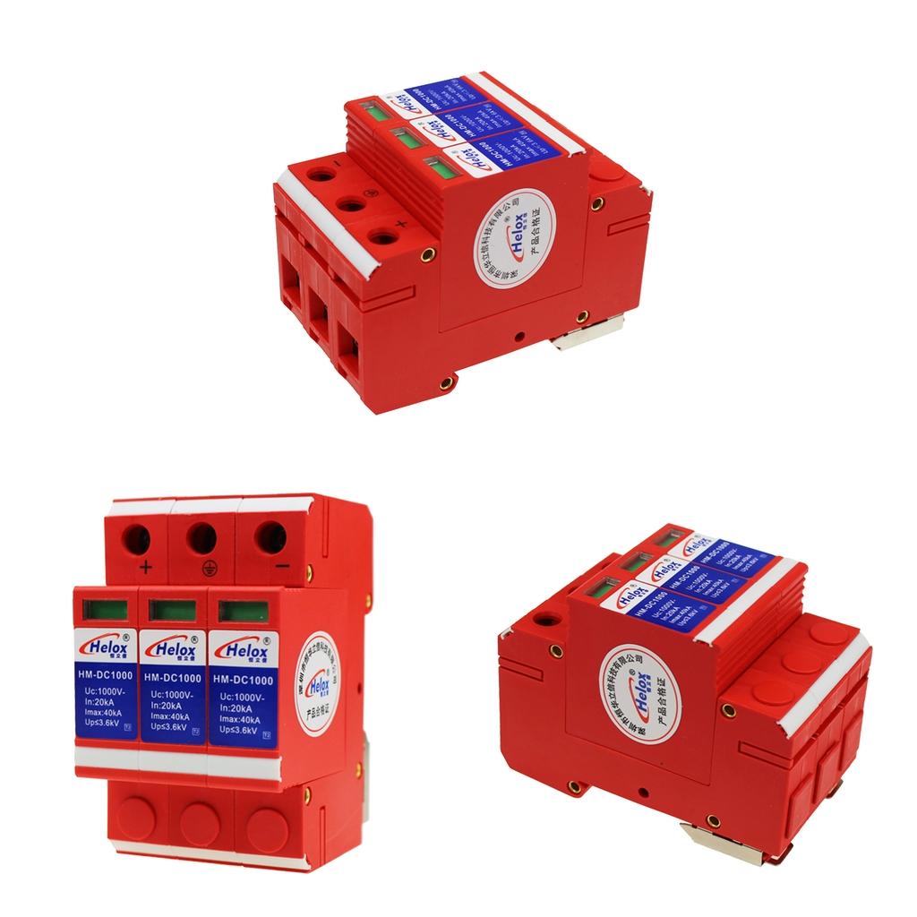 2pcs Solar Power Supply Surge Protector Device SPD Arrester