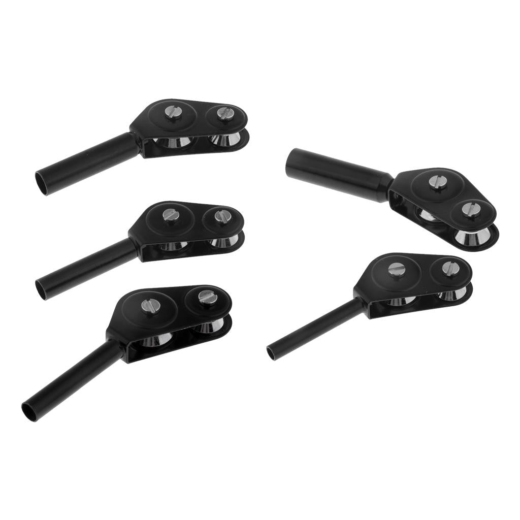 5pcs Fishing Rod Guide Roller Stainless Steel Tip Top Bearing Boat Trolling