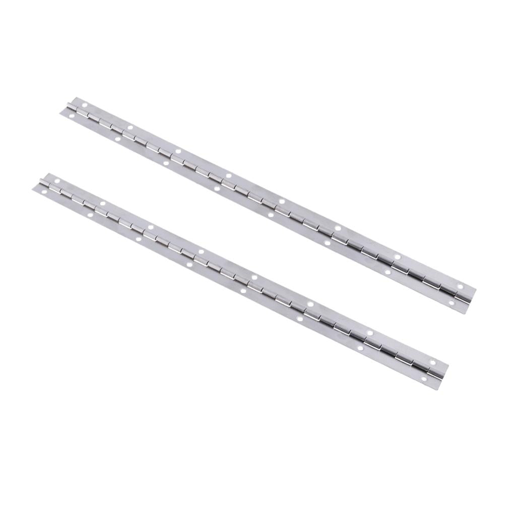 2pcs 15x1'' Boat Piano Hinge Stainless Marine Deck & Cabin Hardware Single"