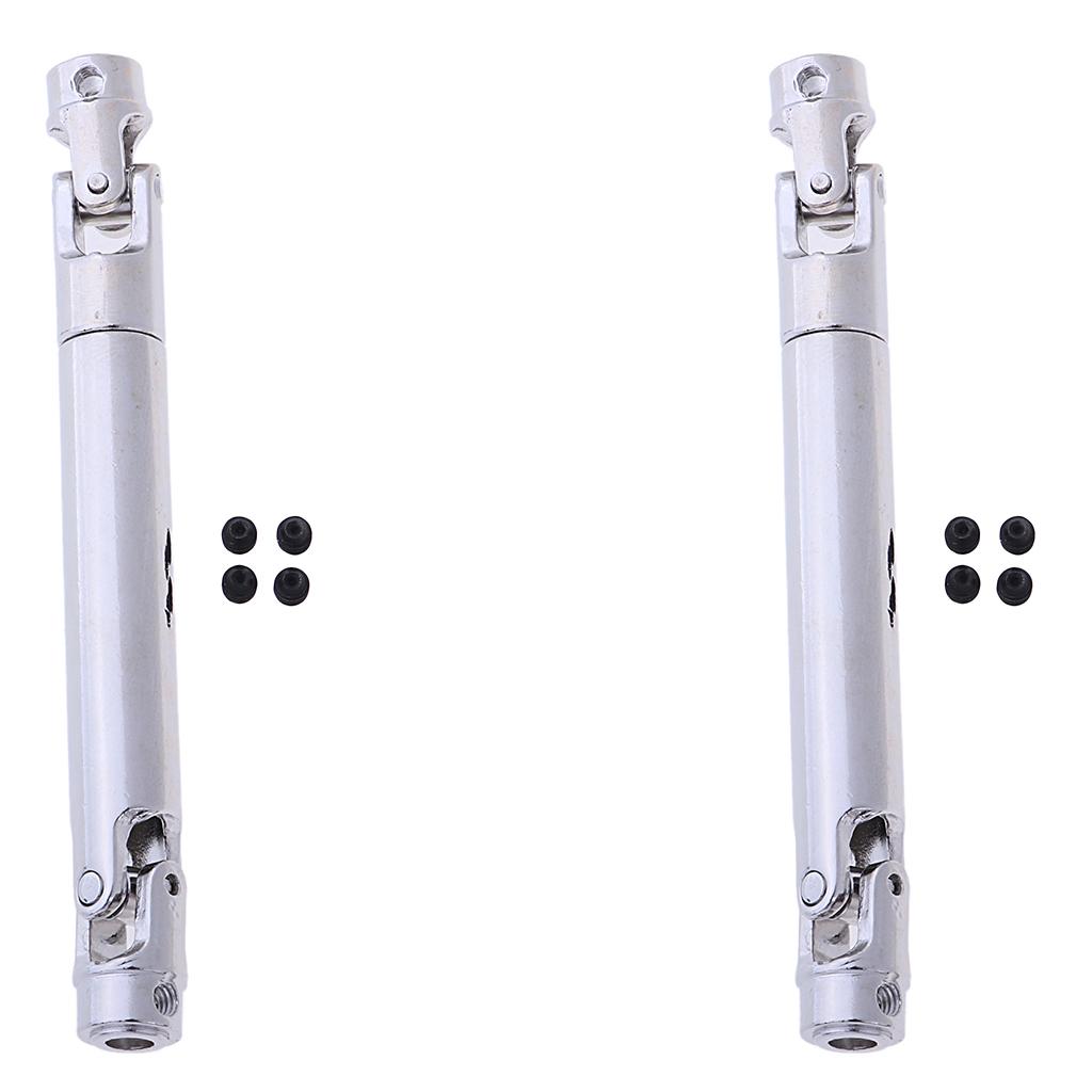 2Pcs Universal CVD Drive Shaft 110-155mm for 1/10 Axial SCX10 D90 RC Car DIY