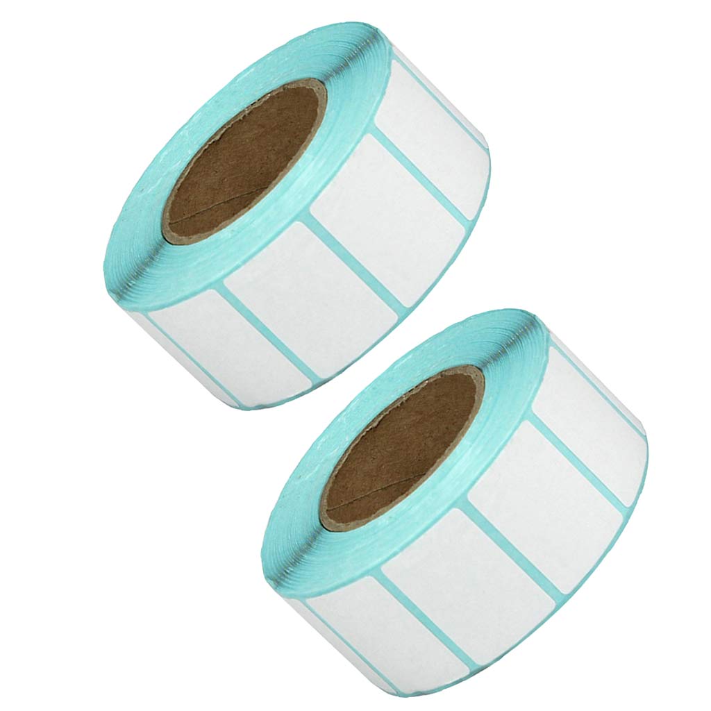 2000Pieces 30x20mm Blank White Thermal Adhesive Sticky Adress Printer Labels