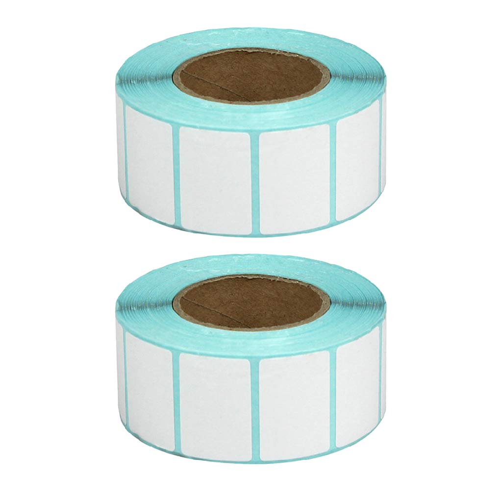 2000Pieces 30x20mm Blank White Thermal Adhesive Sticky Adress Printer Labels