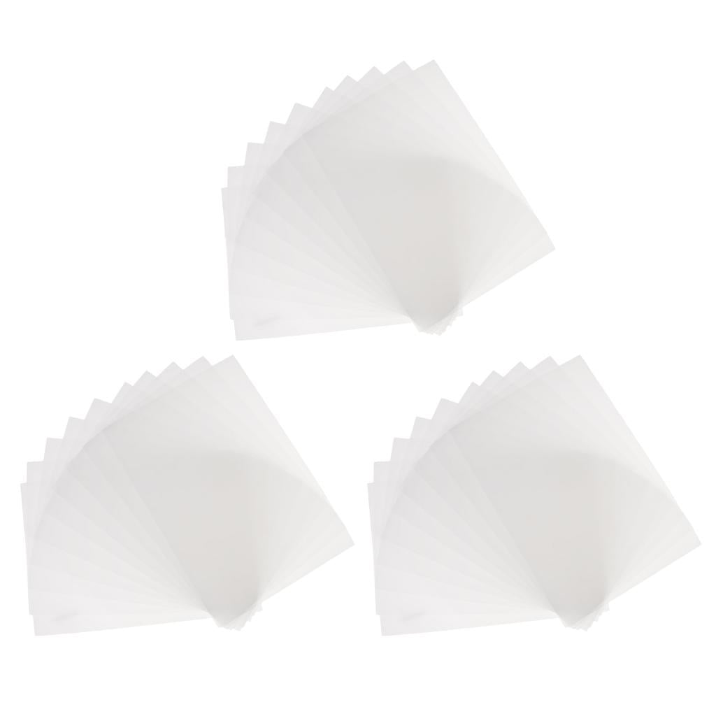 30 Pieces Clear Shrink Film Sheets Shrinkable Paper for Crafts Fine Polish