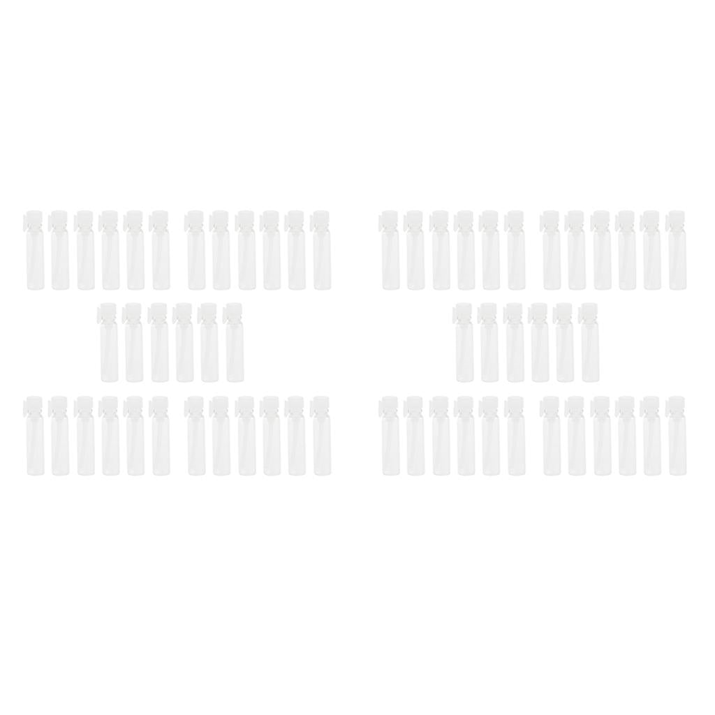 60X Mini Empty Perfume Trial Bottles Sample Vials Essential Oil Jar Cannings