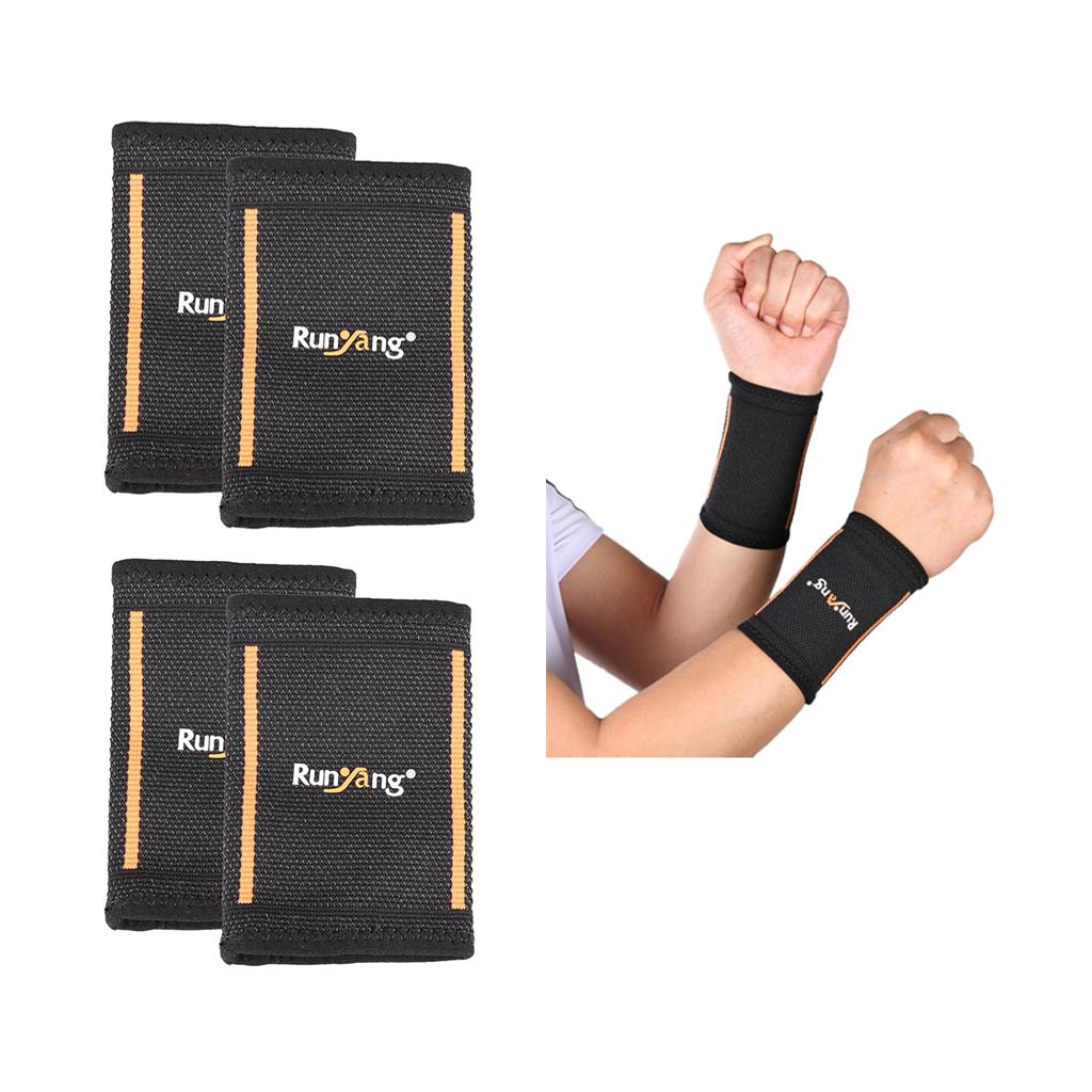 4X Universal Wrist Brace Support Strap Bands Forearm Wrap Bandage Wristbands