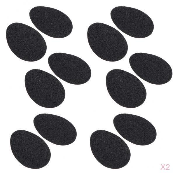 12Pair Self-Adhesive Anti-Slip Rubber Sole Shoe Sticker Pads Heels Protector