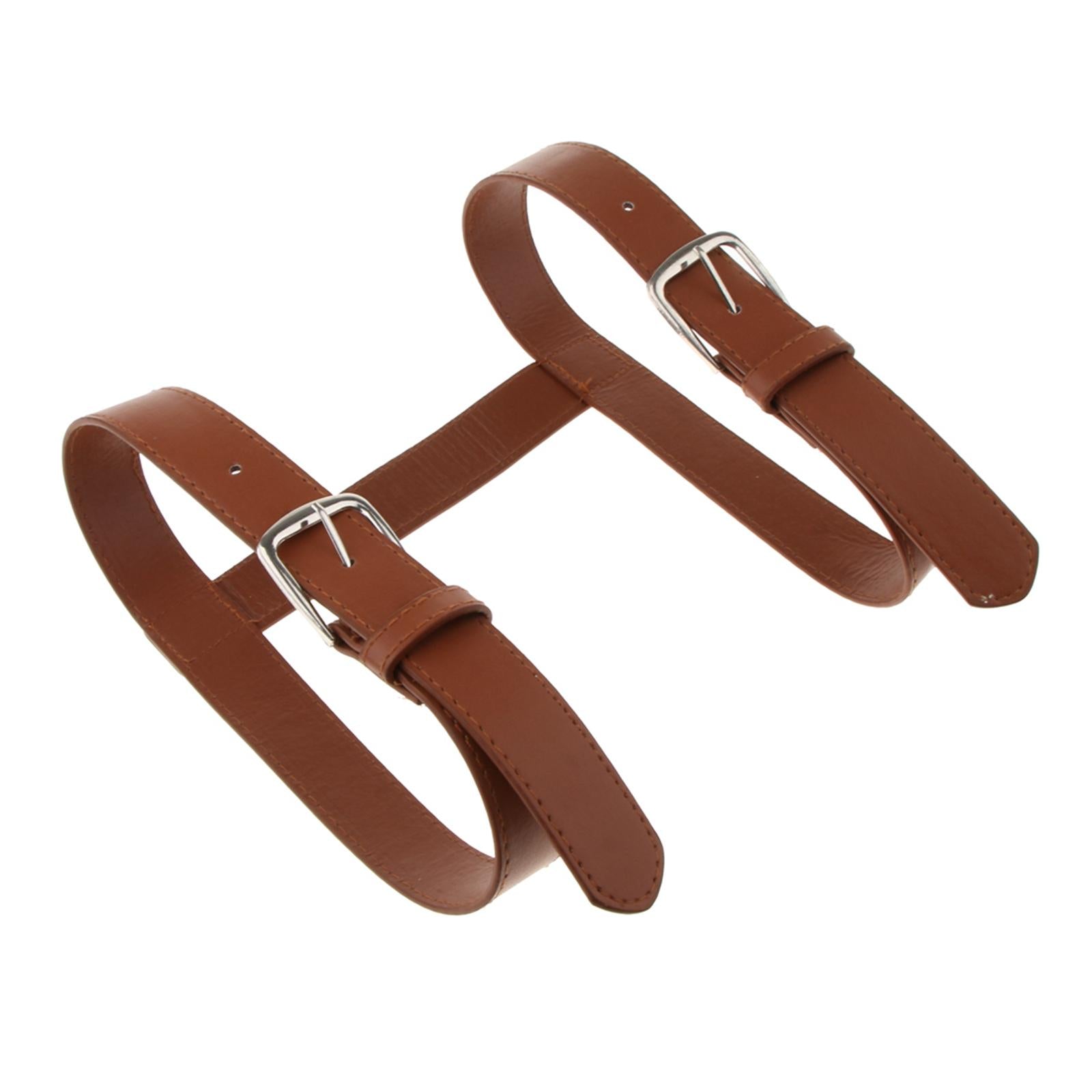 2Pcs Carrying Strap for Picnic Blanket Throw Travel Rug Leather Carry Strap