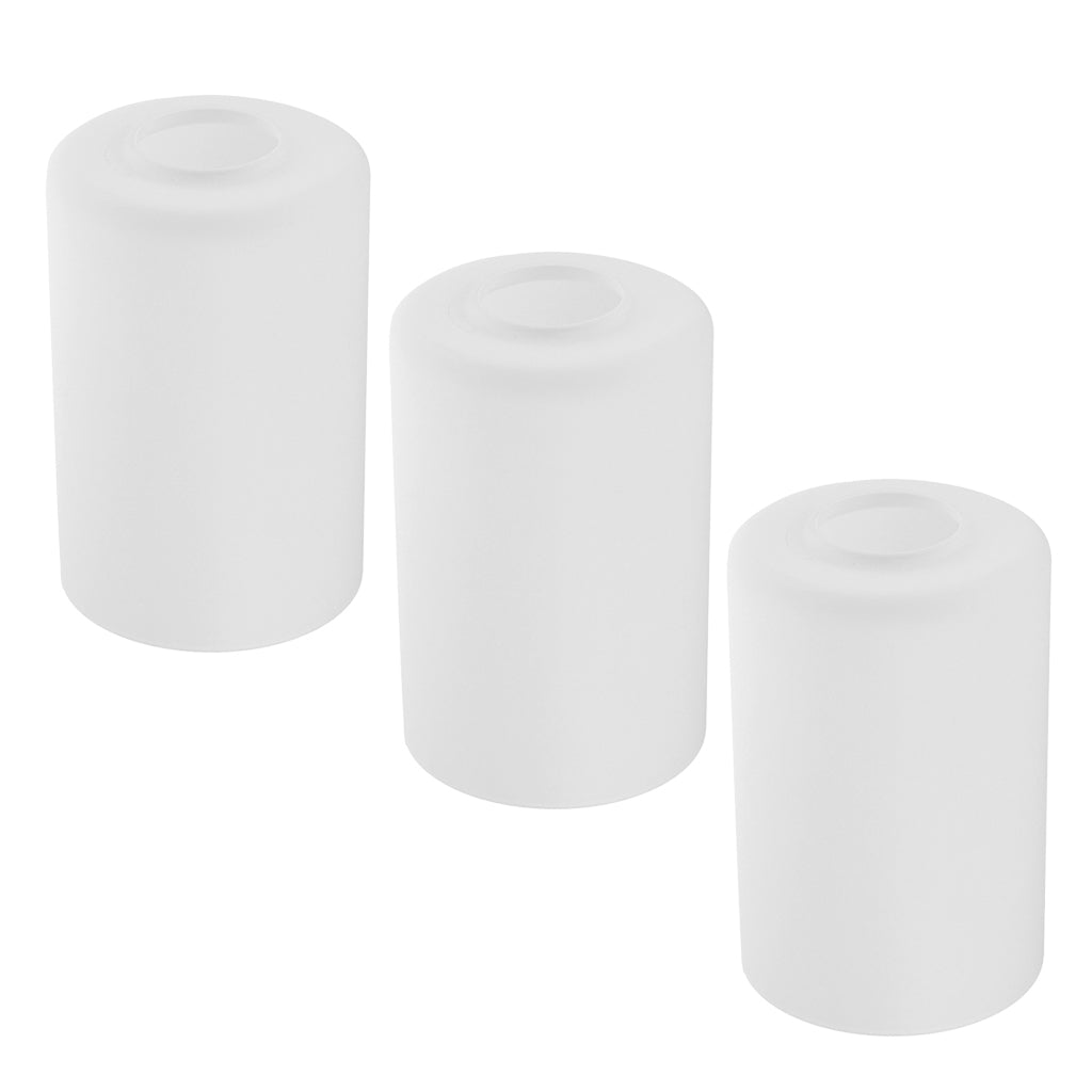 3Pcs Cylindrical Ceiling Light Shade Pendant Lampshade Fixture Dia. 10cm