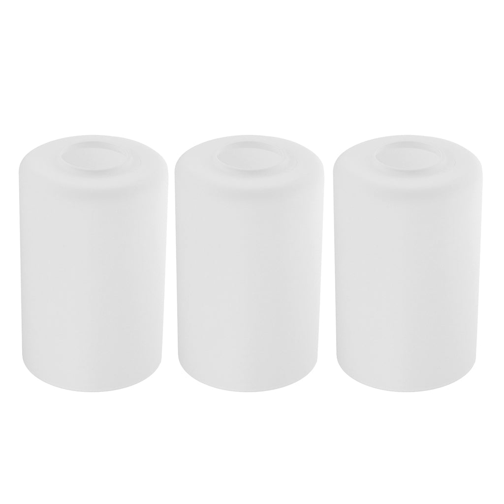 3Pcs Cylindrical Ceiling Light Shade Pendant Lampshade Fixture Dia. 10cm