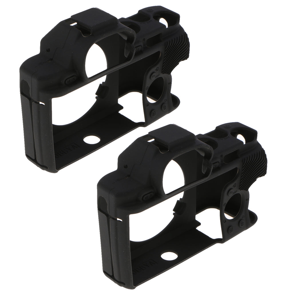 2Pcs Silicone Case Cover Protector Housing Shell for Sony A7R A7S A7 Camera