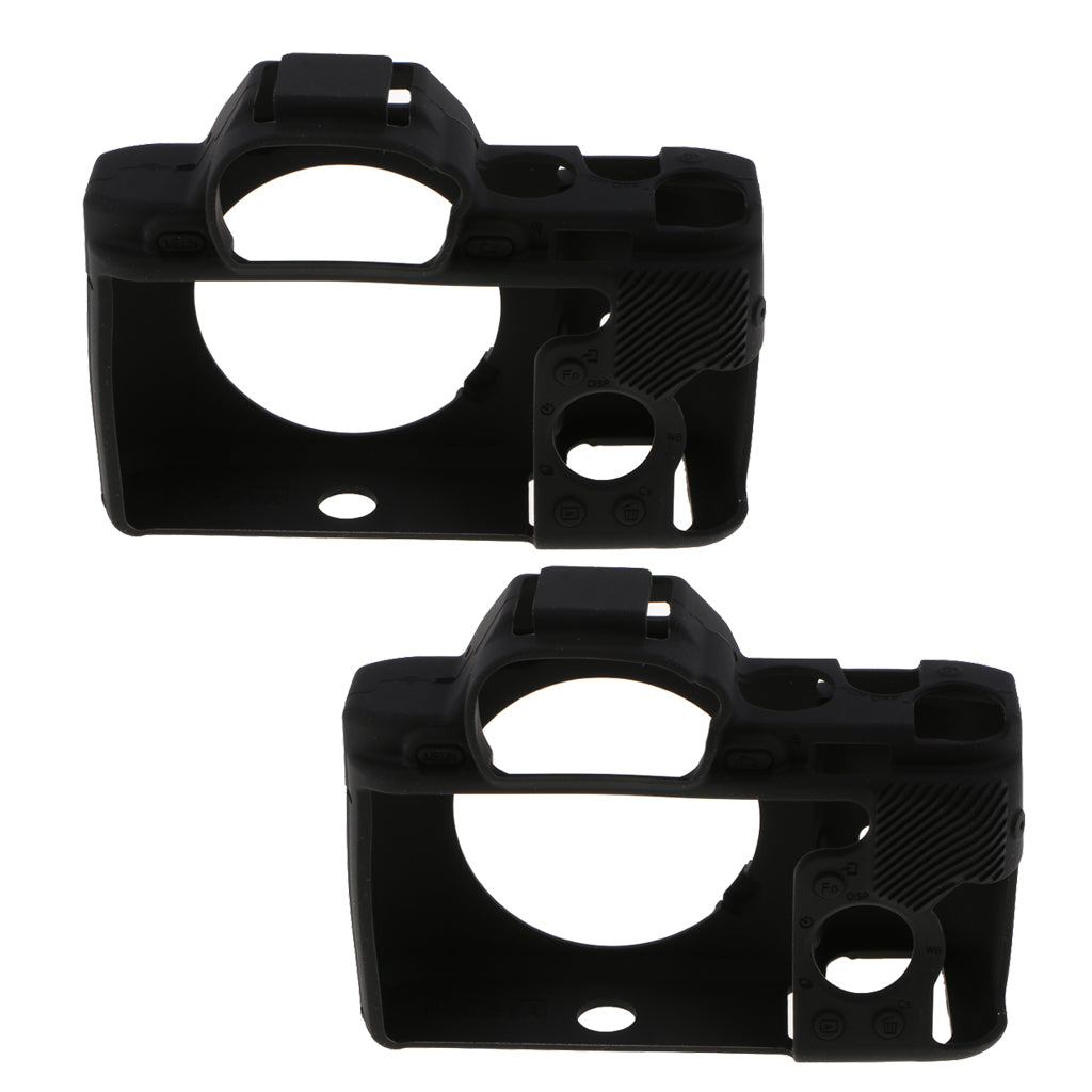 2Pcs Silicone Case Cover Protector Housing Shell for Sony A7R A7S A7 Camera