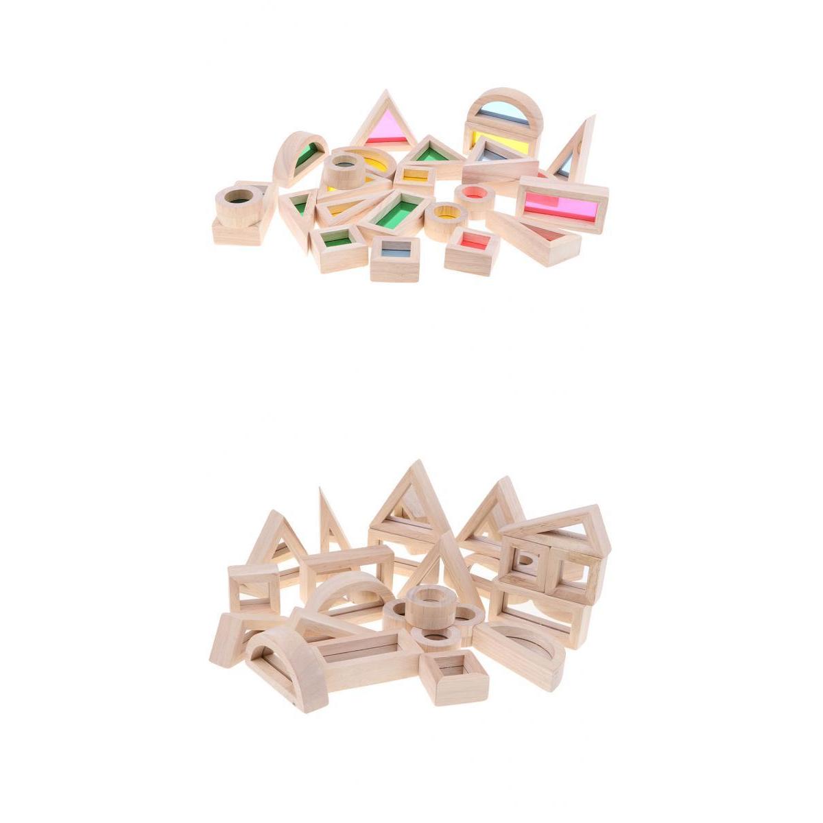 Baby Toddler Montessori Buliding Blocks Wooden Educational Toy